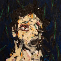 ATMOSFERA UMANA 7 - opera d'arte contemporanea, olio su tela