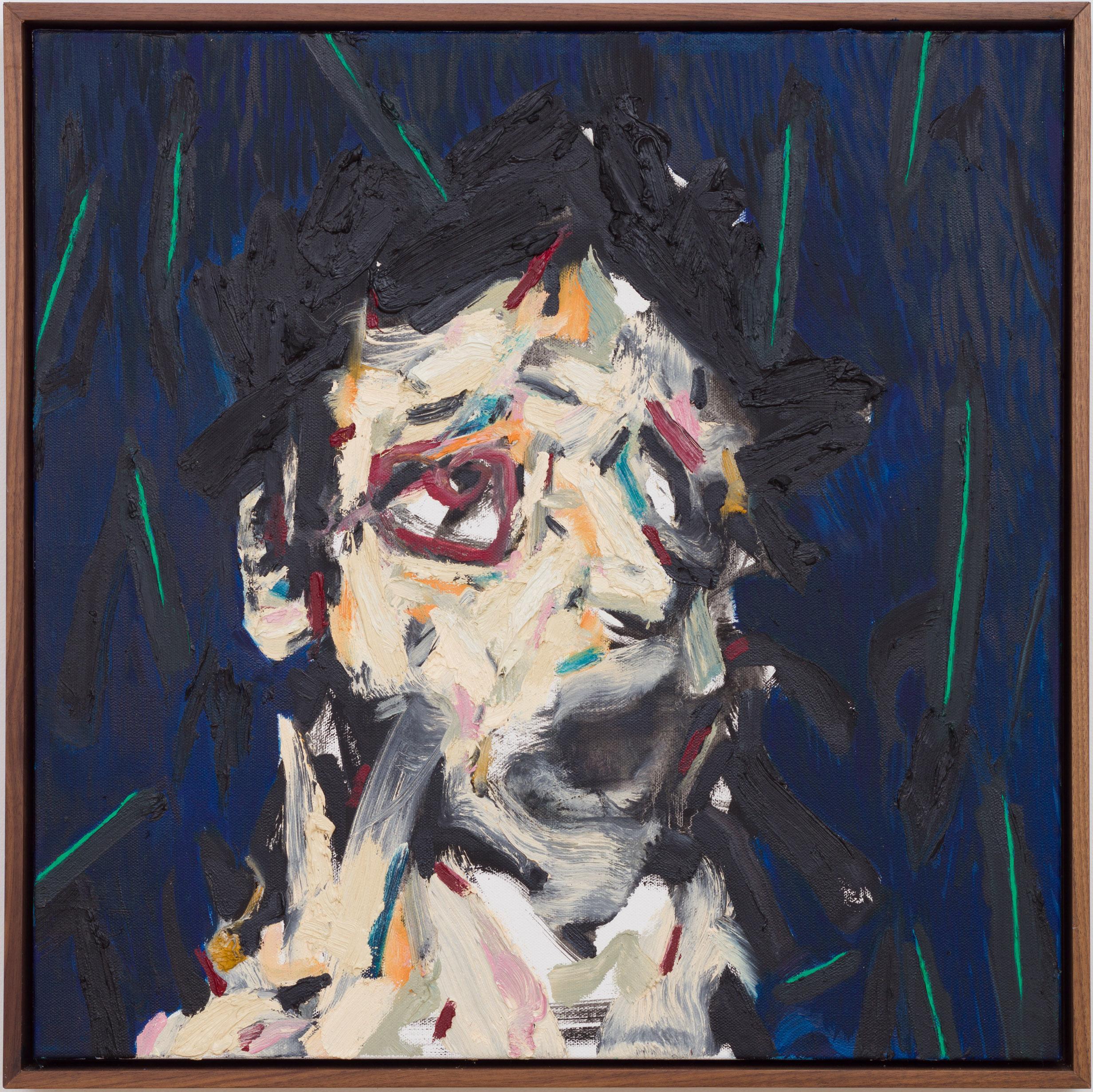 Michael Pemberton Abstract Painting – HUMAN ATMOSPHERE 7 - zeitgenössisches Kunstwerk, Öl auf Leinwand
