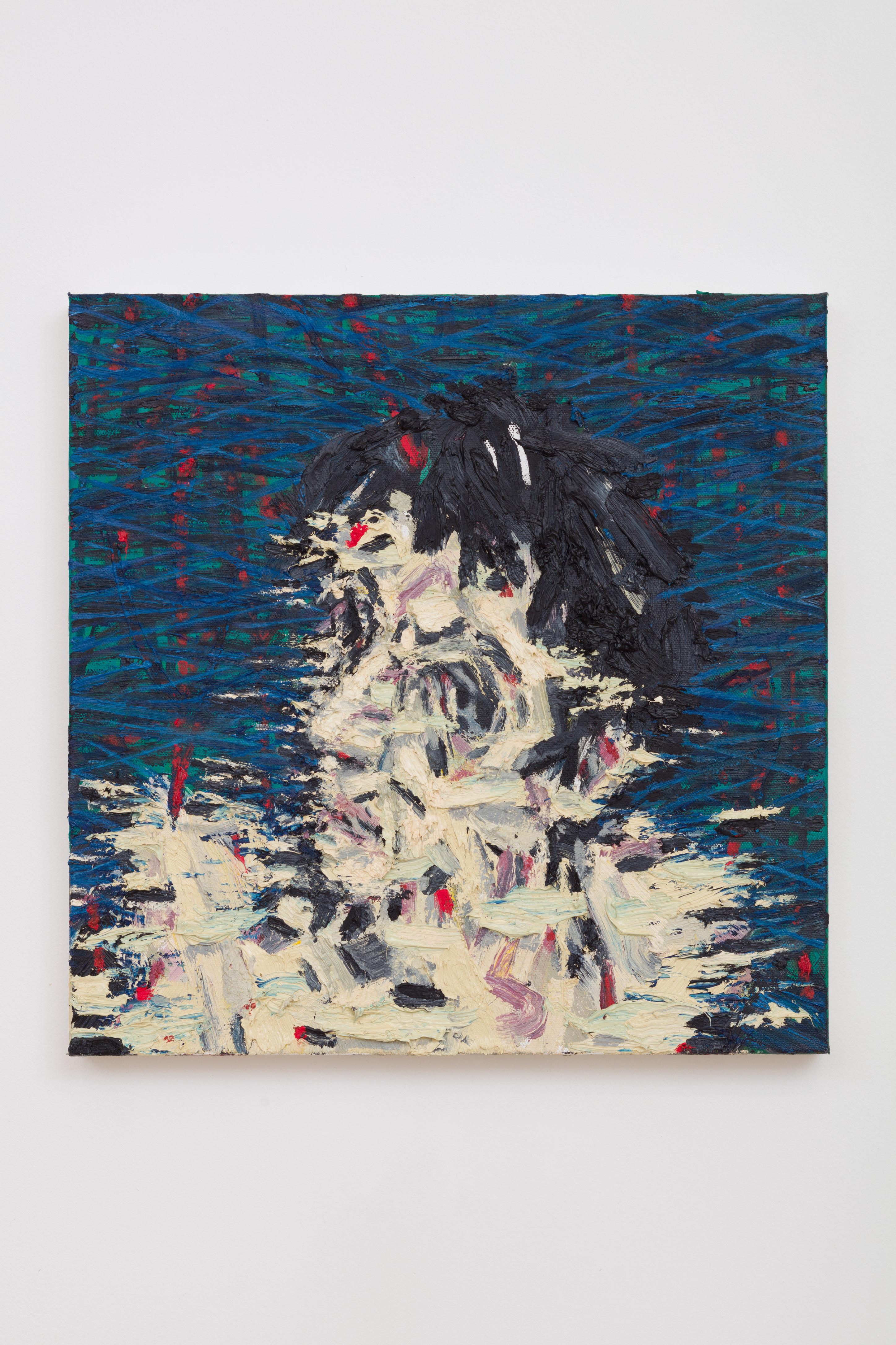 HUMAN ATMOSPHERE 8 – zeitgenössisches Kunstwerk, Öl auf Leinwand – Painting von Michael Pemberton