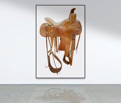 Vintage Cactus Will James Ranch Saddle