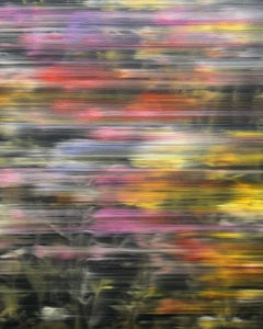 "Enjoy Yourself, After Richter 3" Blumen, botanisch, bunt, schwarz, abstrakt
