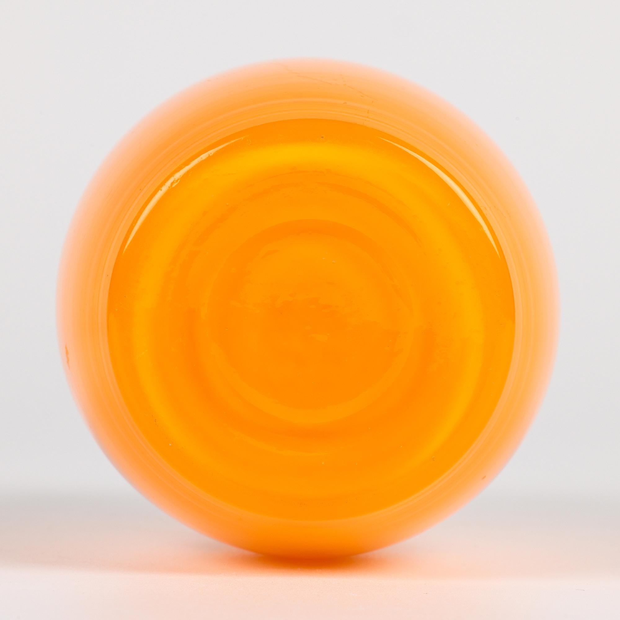 Blown Glass Michael Powolny Art Deco Tango Art Glass Scent Bottle