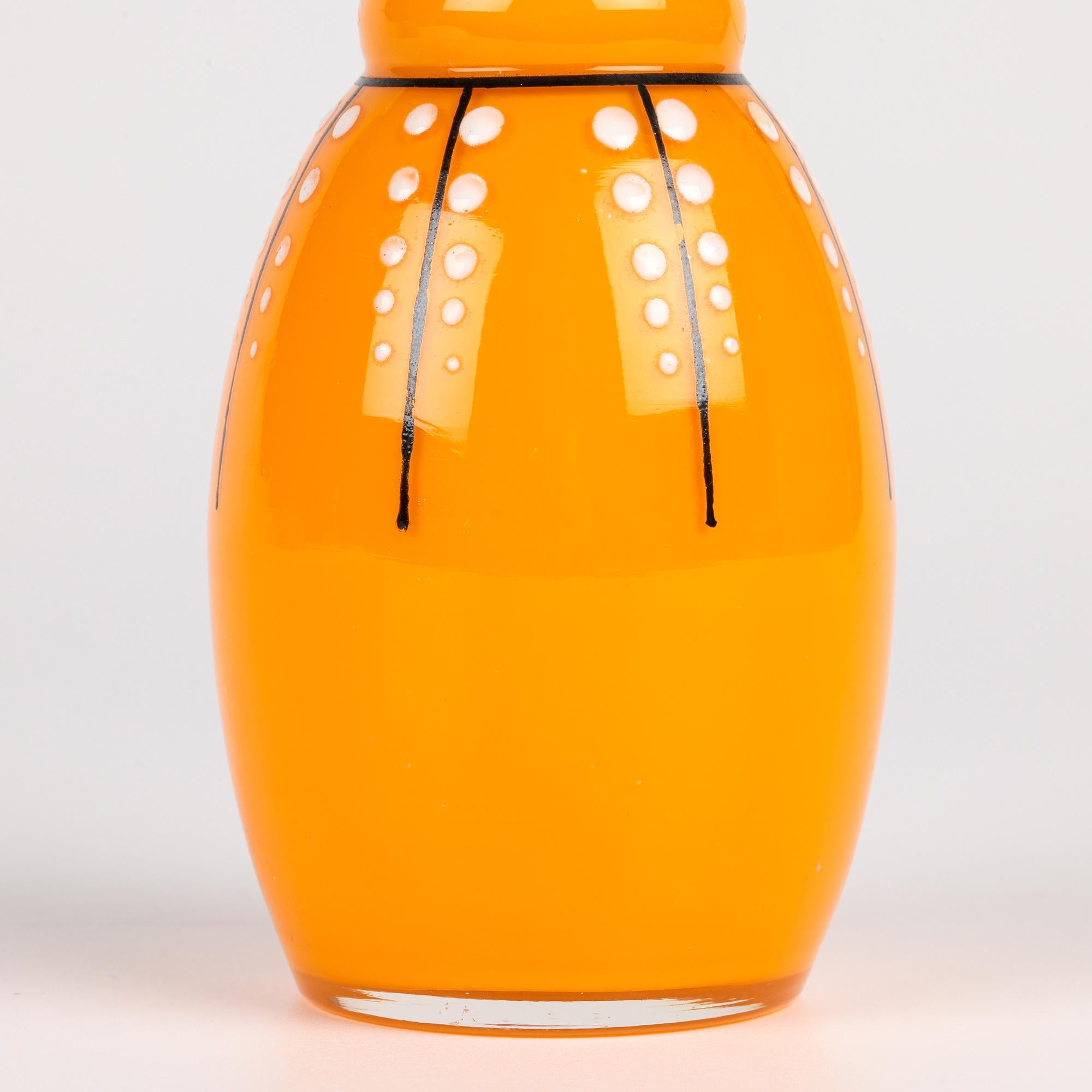 Michael Powolny Art Deco Tango Art Glass Scent Bottle 2