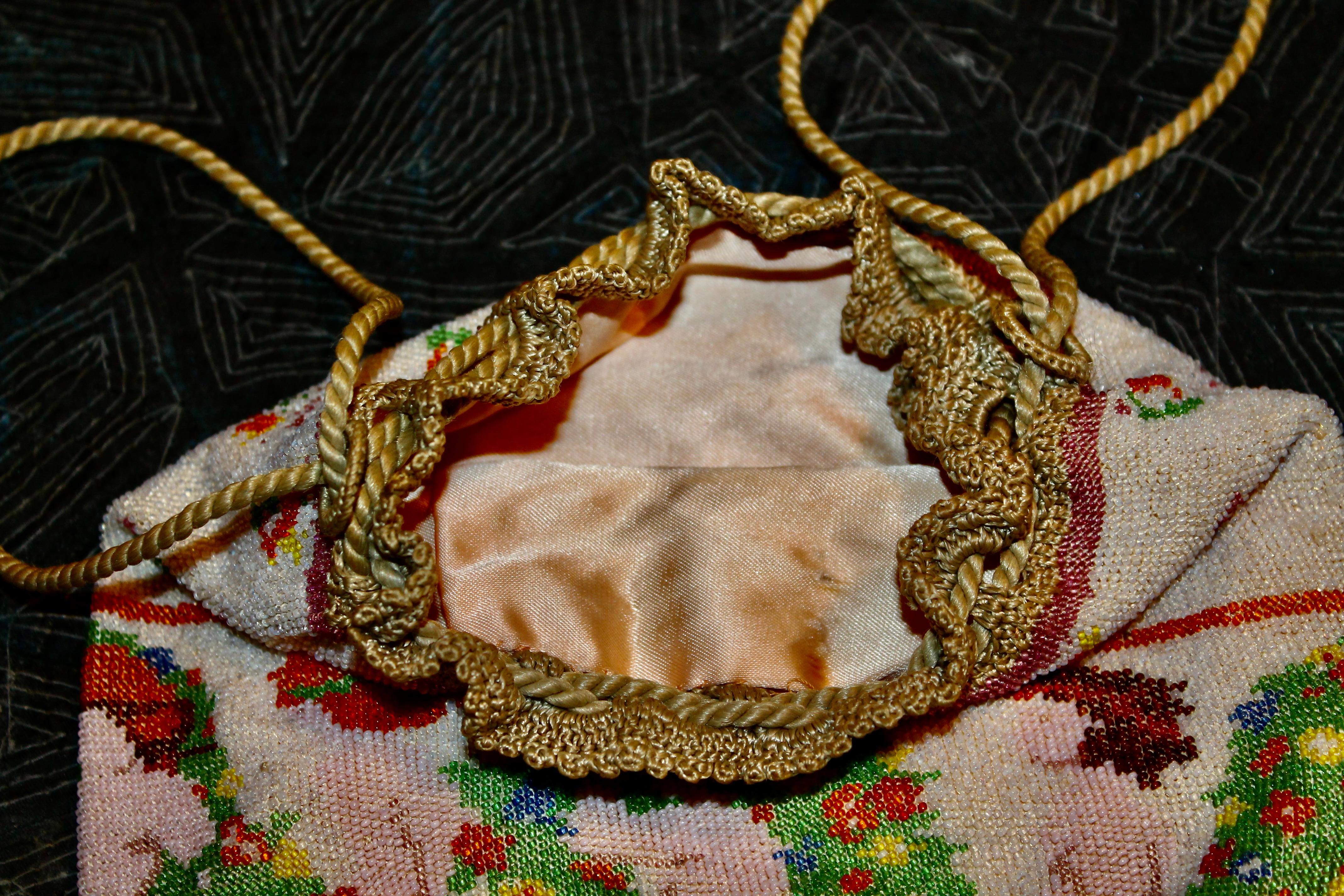 Michael Powolny Attributed WW Beaded Bag For Sale 2