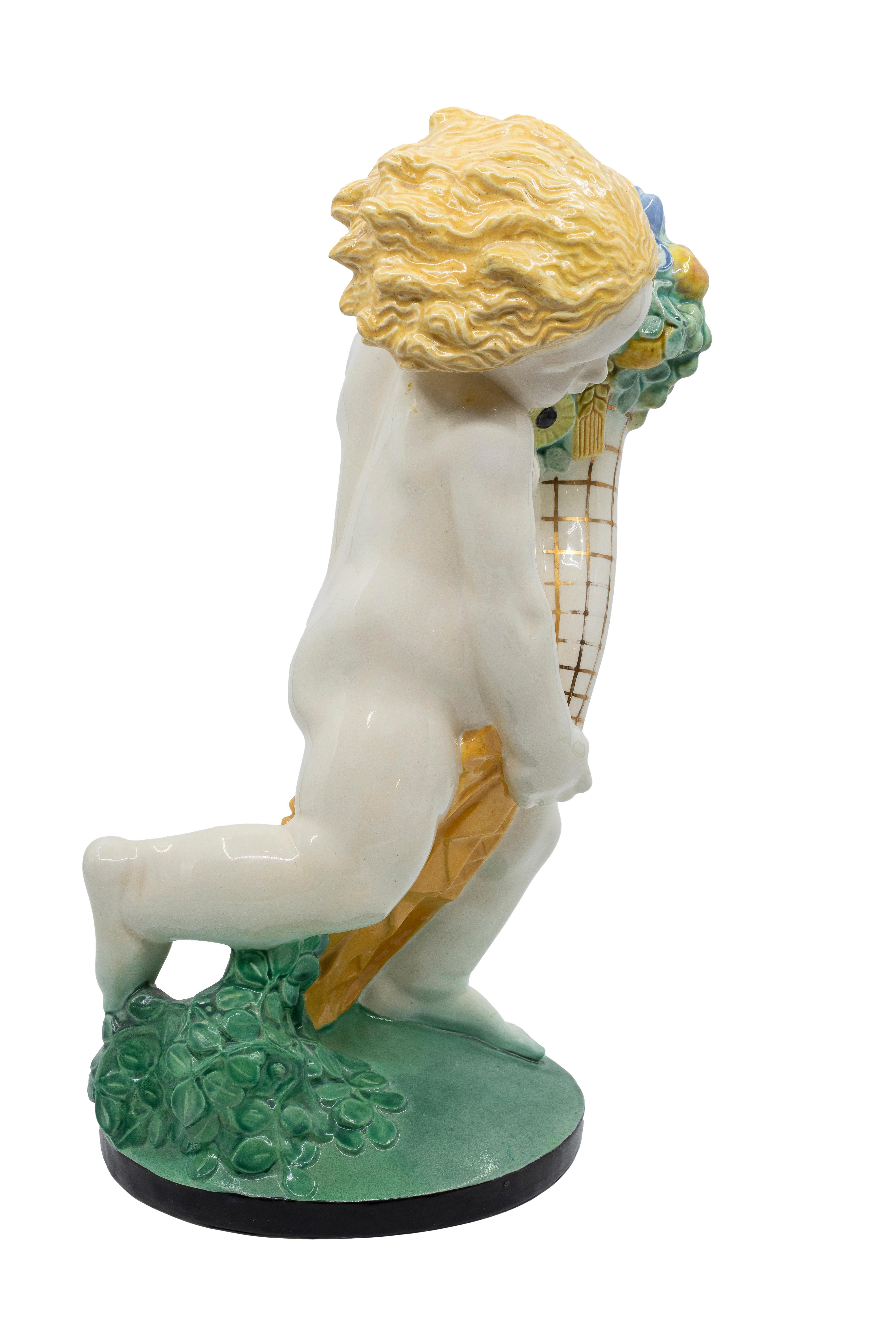 Michael Powolny Four Seasons Putti 1906 ca. in vendita 4