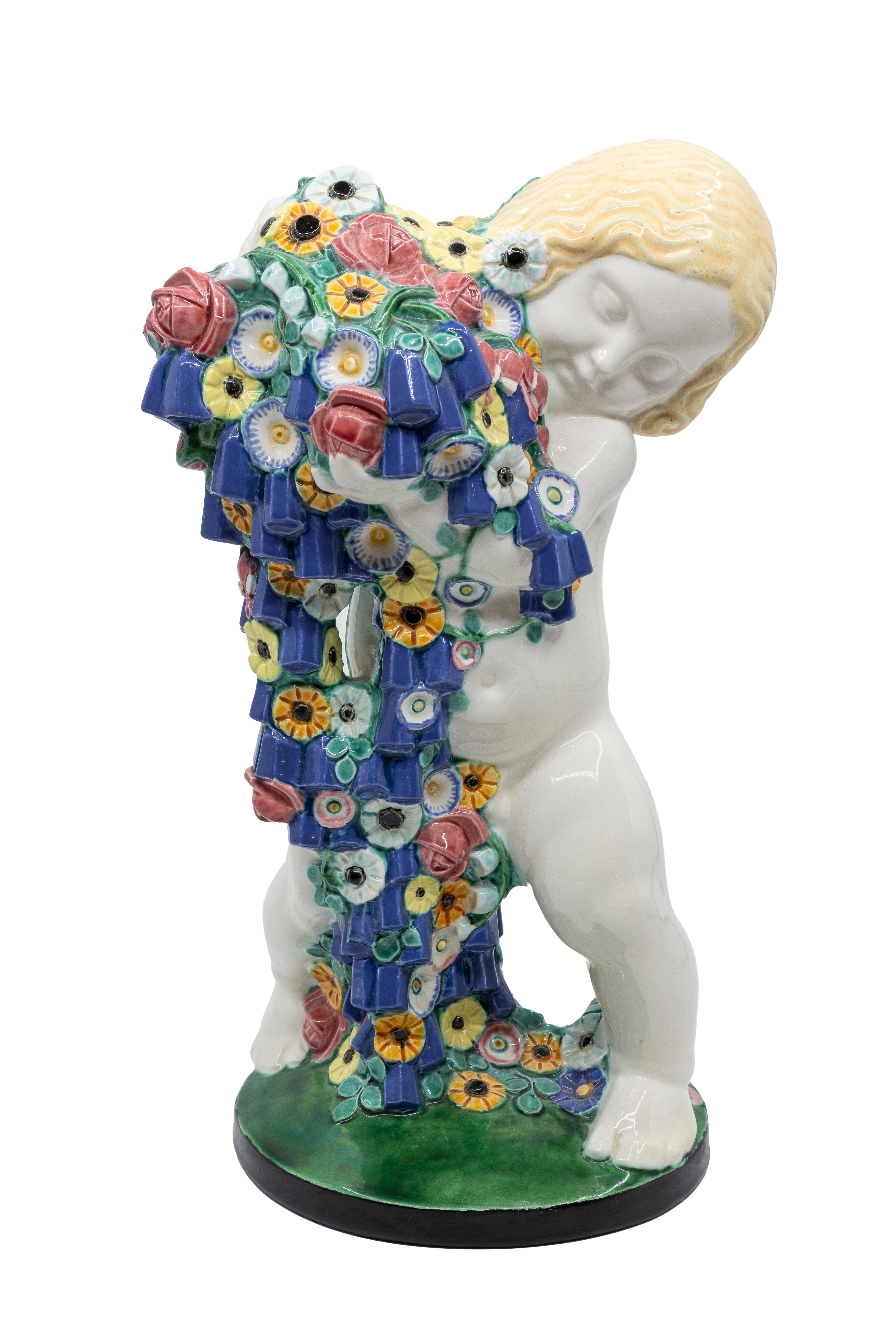 Michael Powolny Four Seasons Putti 1906 ca. in vendita 6