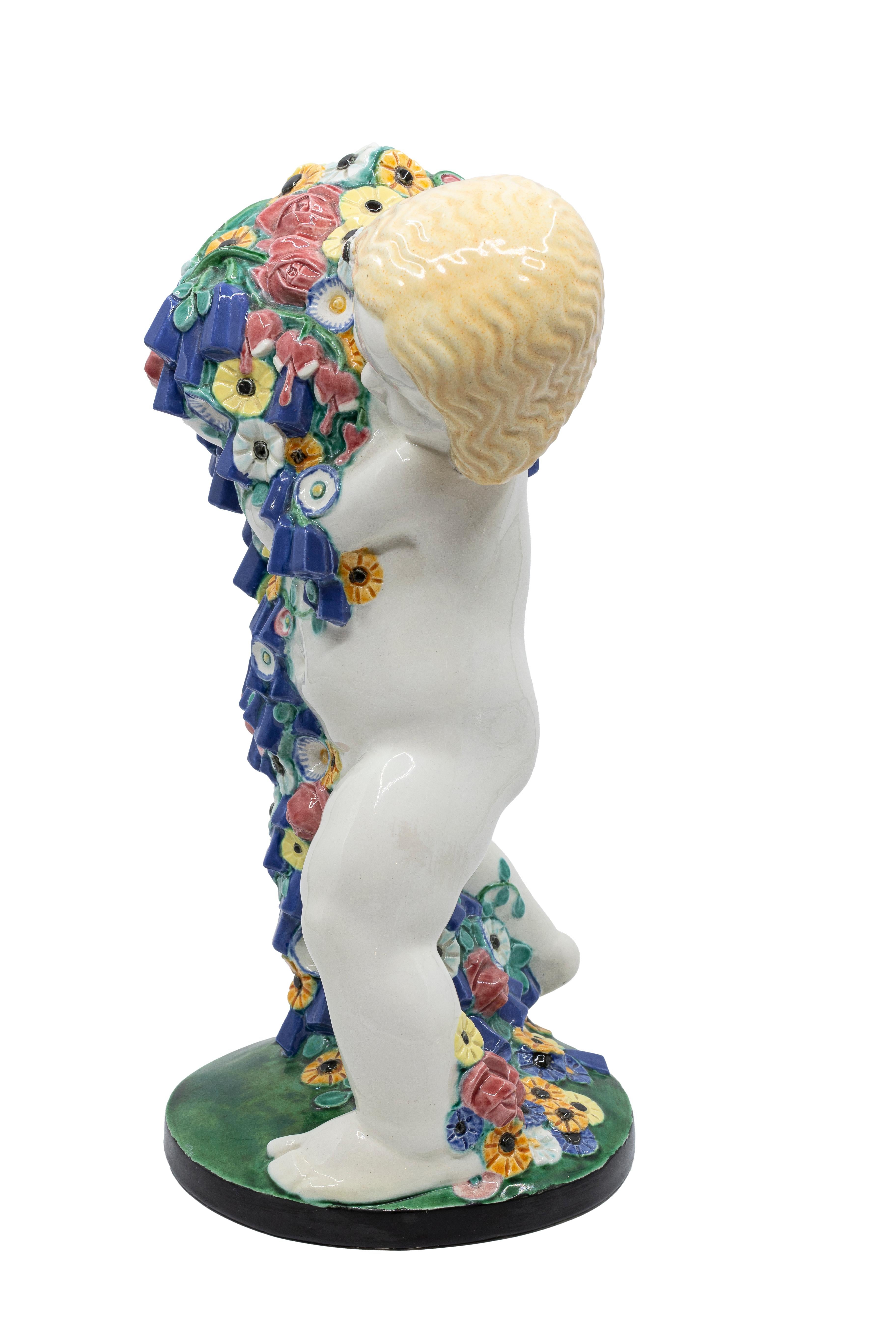 Michael Powolny Four Seasons Putti 1906 ca. in vendita 8