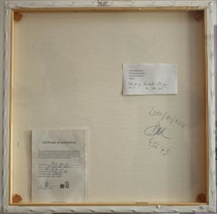 Never Give Up - contemporary, figurative painting of people on the move