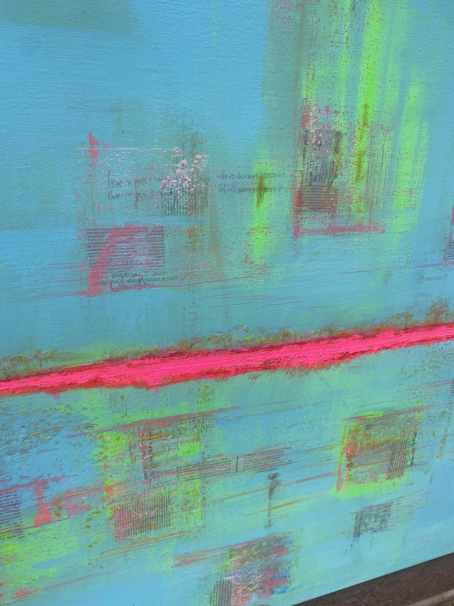 Thought & Meditation Nr. 2 - contemporary abstract luminescent color work - Contemporary Painting by Michael Pröpper