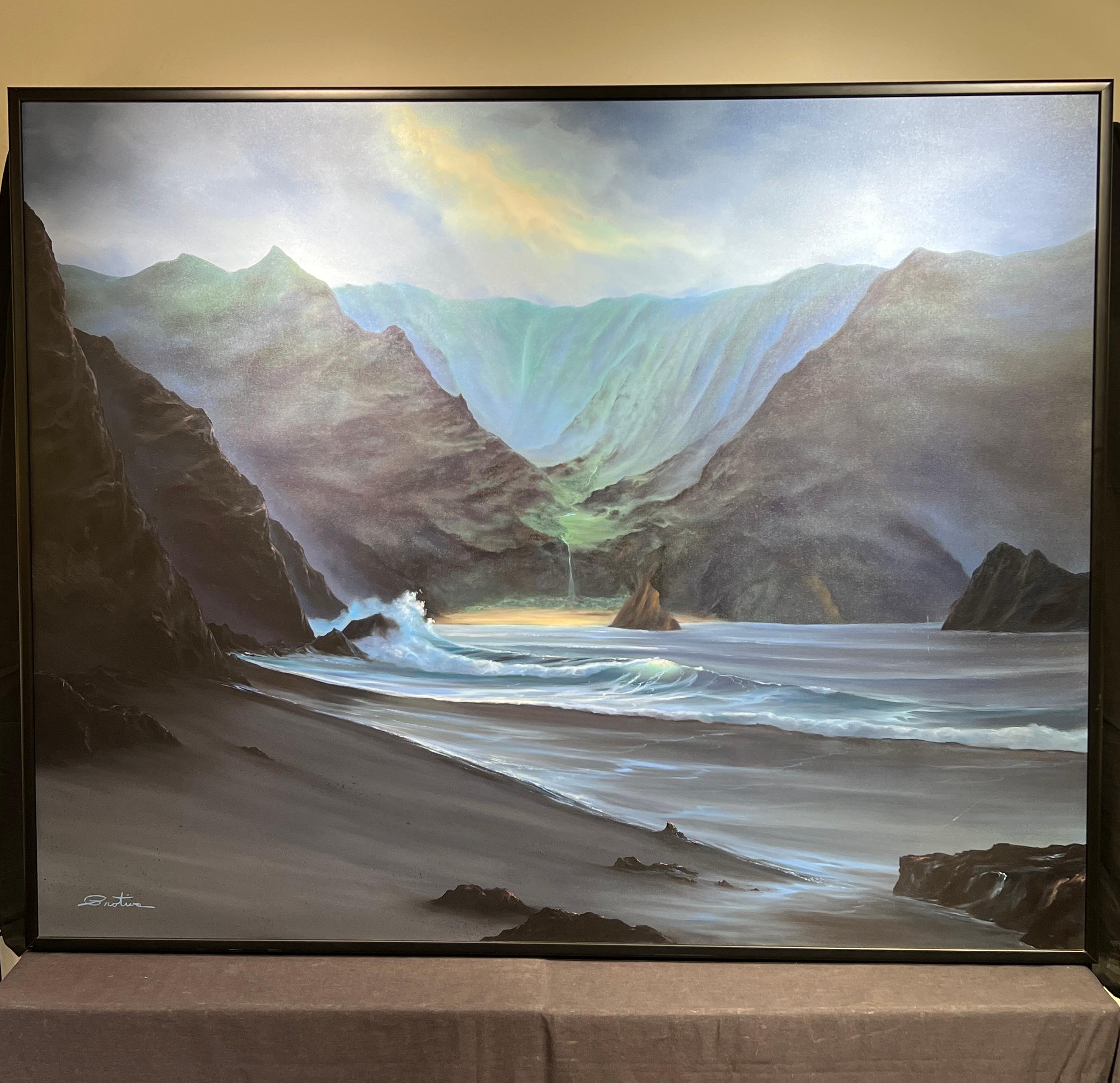 A Place Without Time - Painting by Michael Protiva