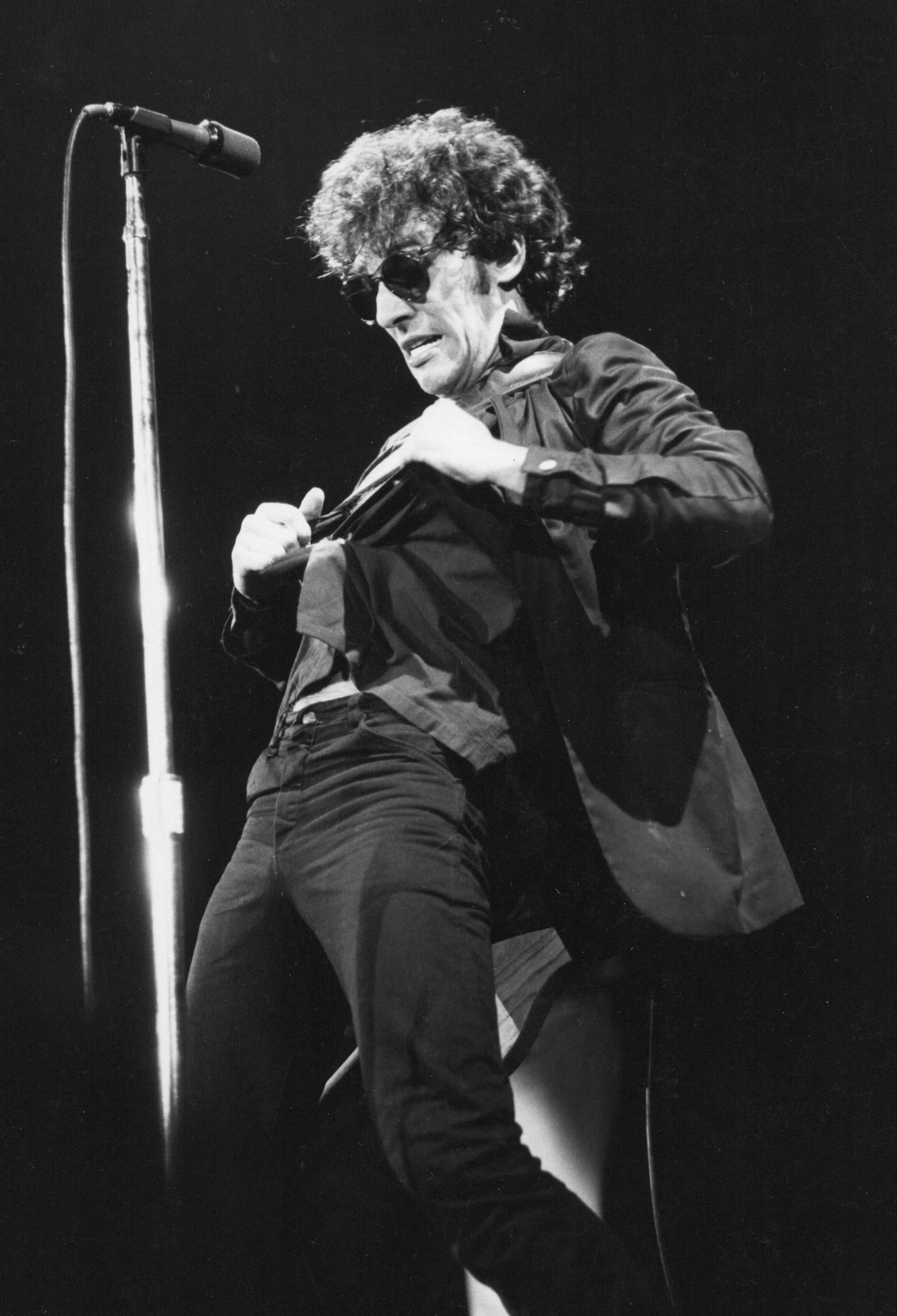 Michael Putland Portrait Photograph - Bruce Springsteen in "Rosalita" Video Concert II Vintage Original Photograph