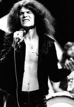 Dan McCafferty of Nazareth Singing Vintage Original Photograph