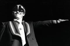 Elton John Posed in Piano Shaped Glasses Vintage Original Photograph