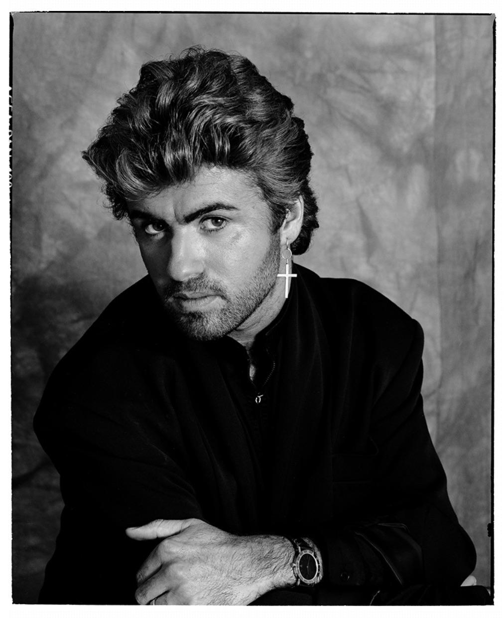 George Michael 1987 – Photograph von Michael Putland