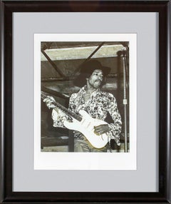 "Jimi Hendrix" framed photograph by Michael Putland from the original Hard Rock 
