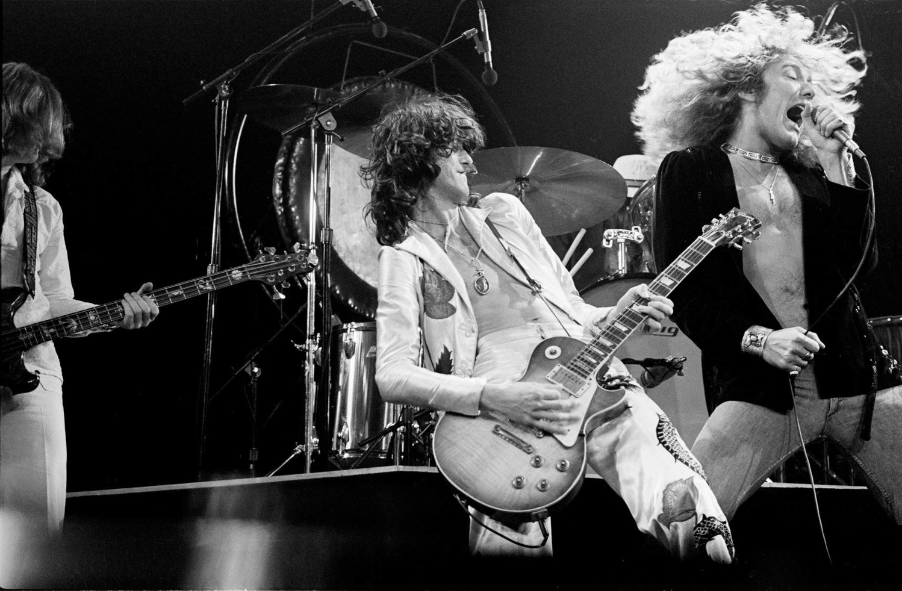 Black and White Photograph di Michael Putland - Led Zeppelin, stampa limitata del 1977