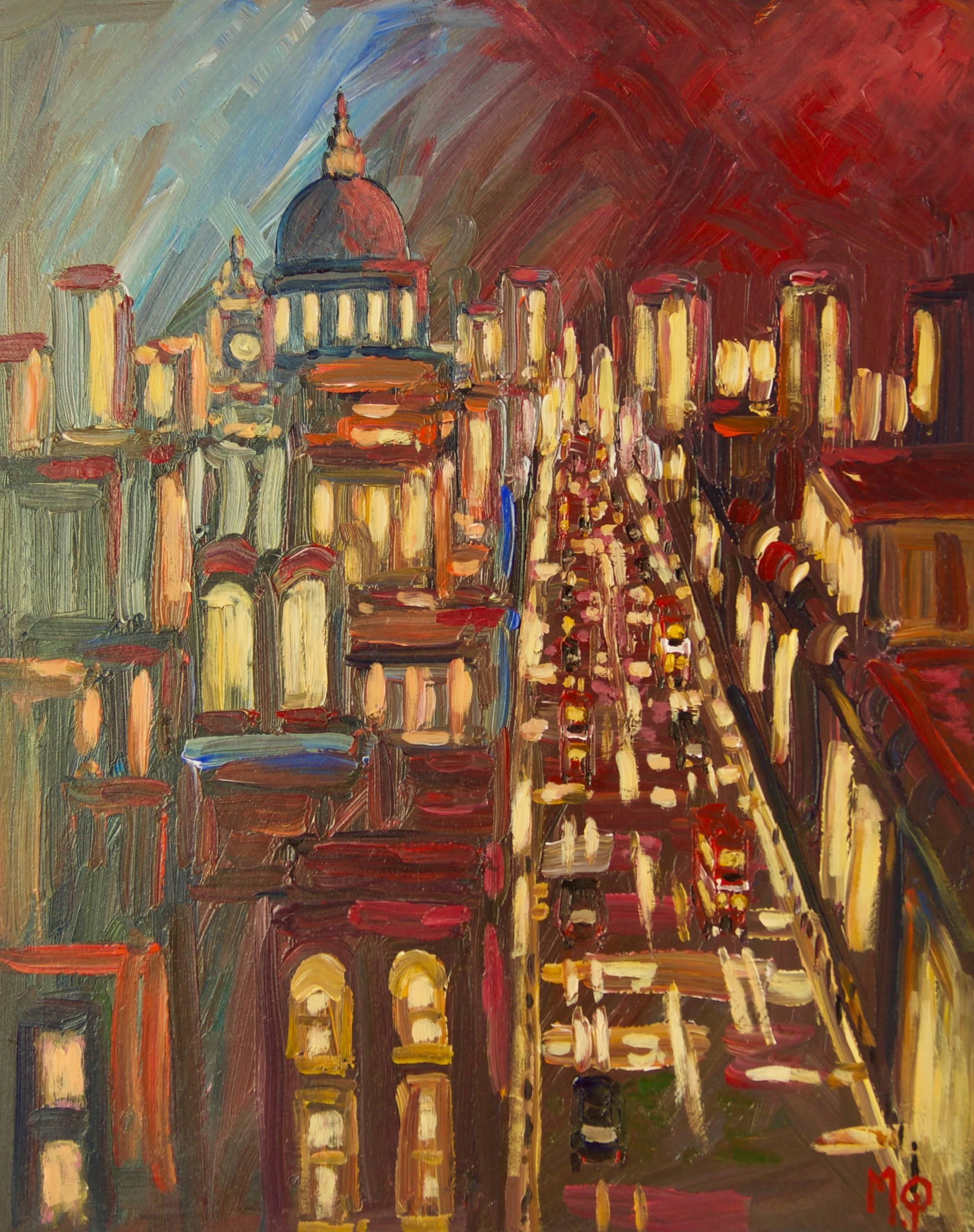 Madrugada Ciudad de Londres

Michael Quirke nació en 1946 y estudió en la Escuela de Arte St Martin de Londres. Tras mudarse de Londres, Michael se convirtió en miembro de la comunidad artística de St Ives y fue elegido Presidente del Club de Arte
