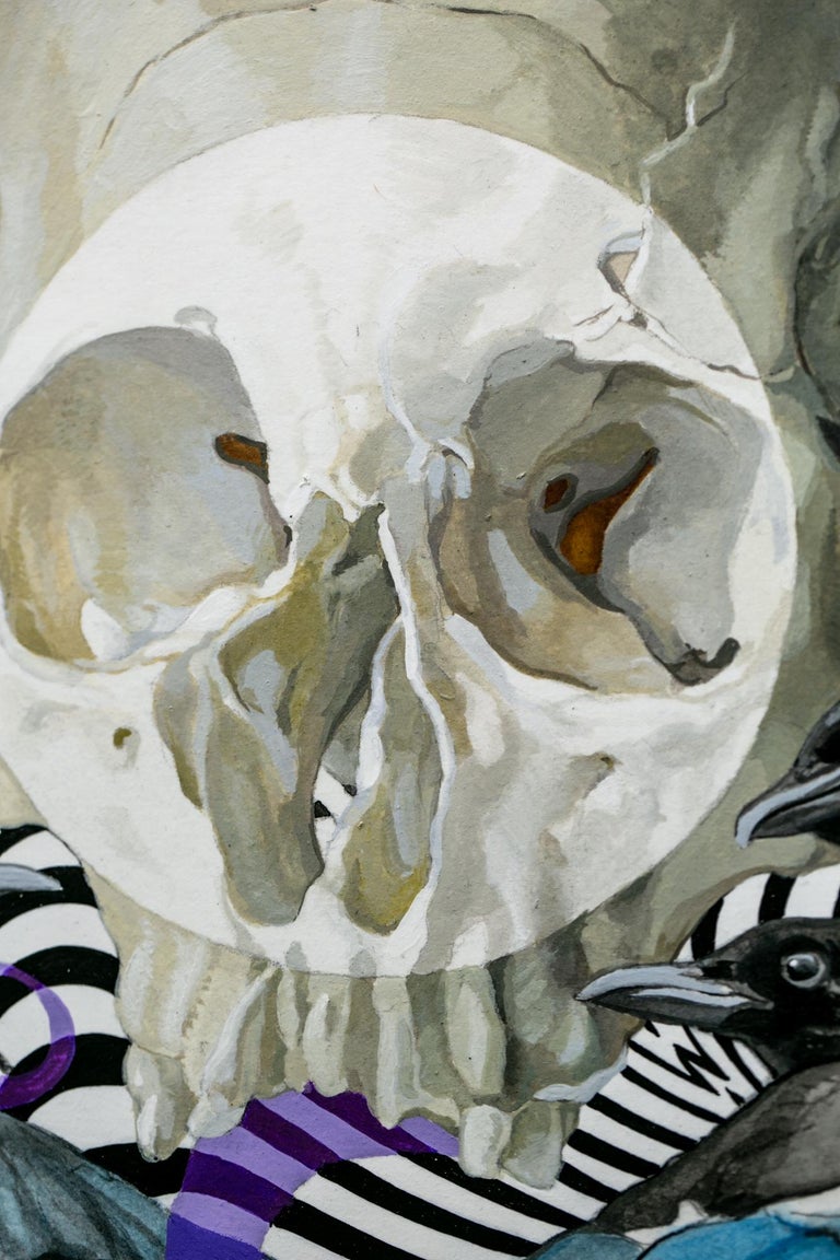 Michael Reedy His Own Self Figurative Painting Gouache And