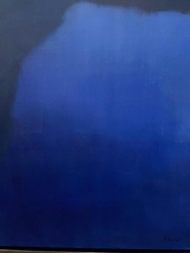 Gerahmtes Ölgemälde auf Leinwand „Nocturnal Impressions“, Michael Reibel im Angebot 4