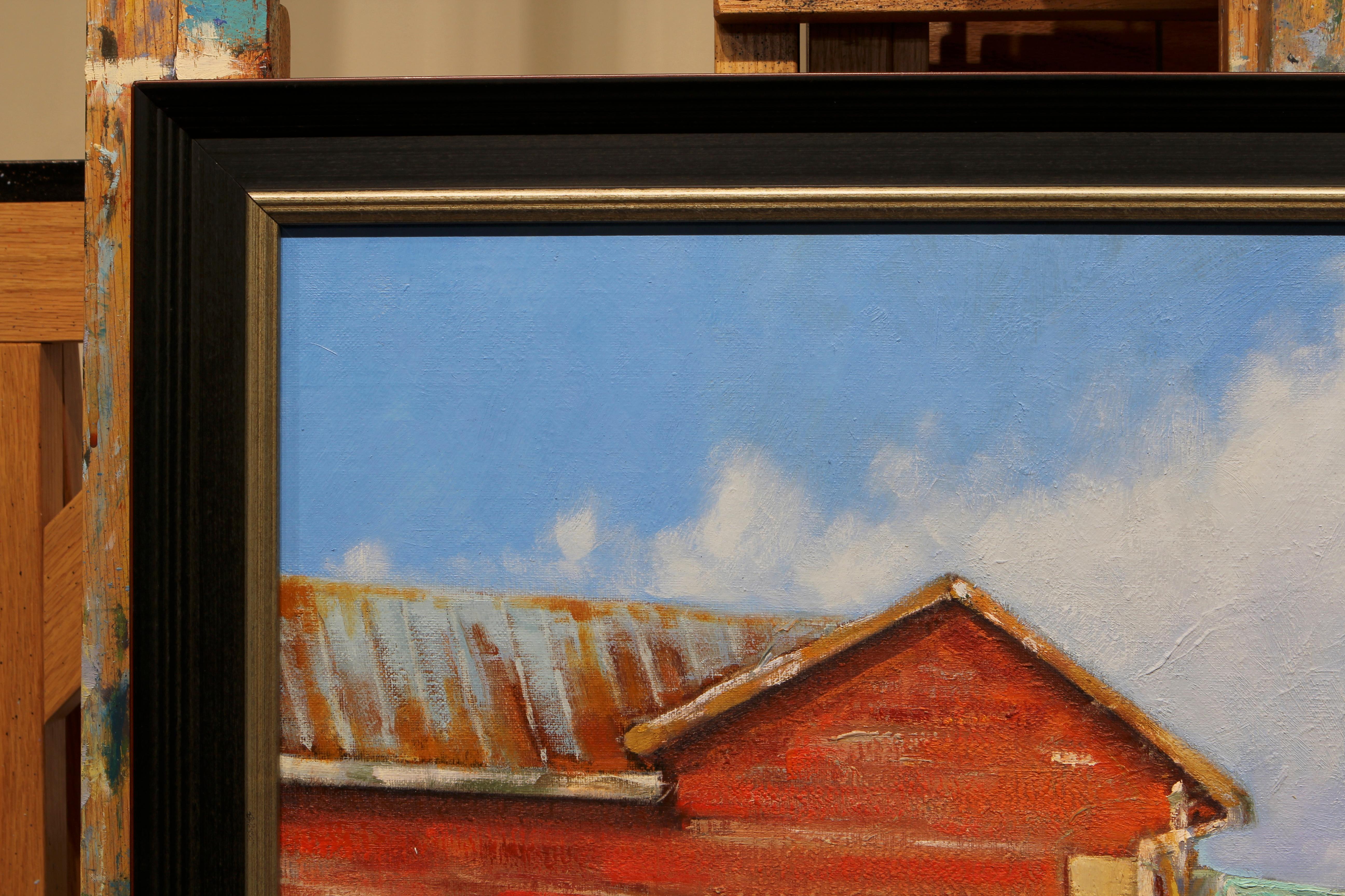 Olio su tela con cornice 