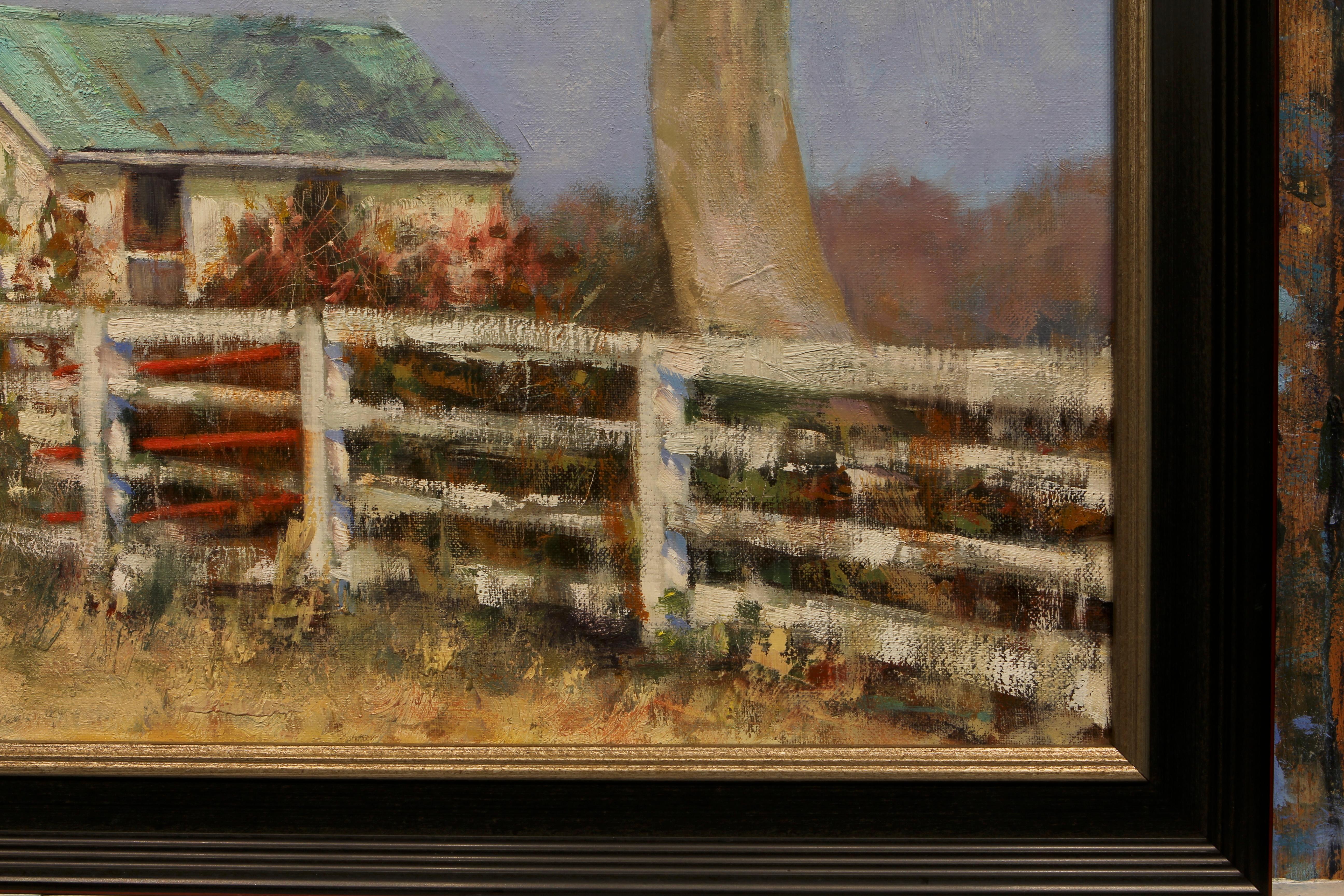 Olio su tela con cornice 