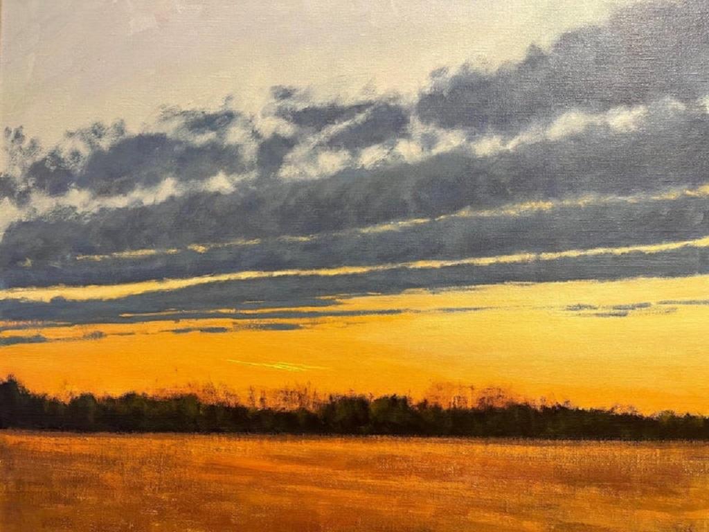 Quadro olio su tela con cornice 