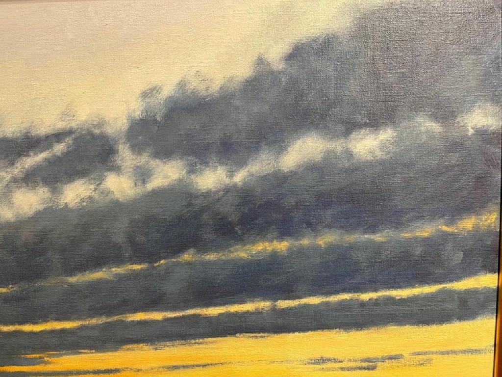 Quadro olio su tela con cornice 