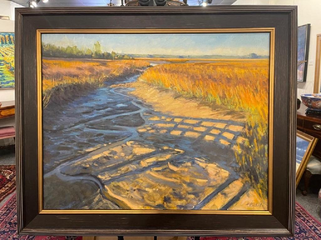 Quadro olio su tela con cornice 