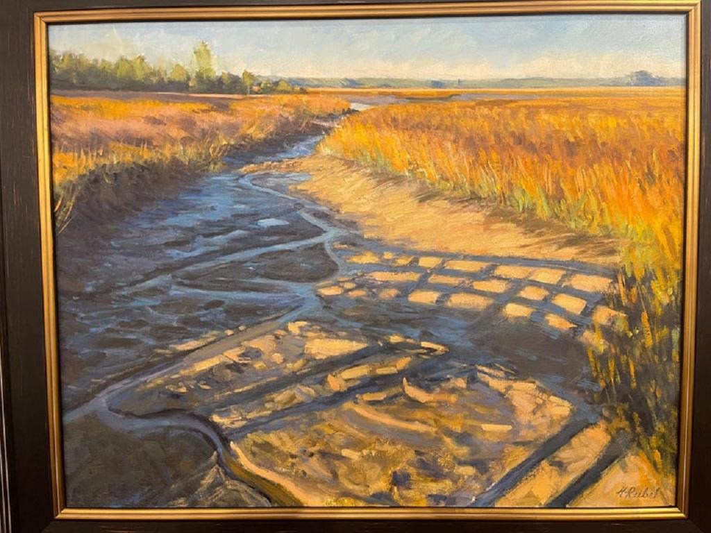Quadro olio su tela con cornice 
