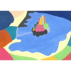 Michael Roberts (b.1948) - 2001 Acrylic, St Michael's Mount