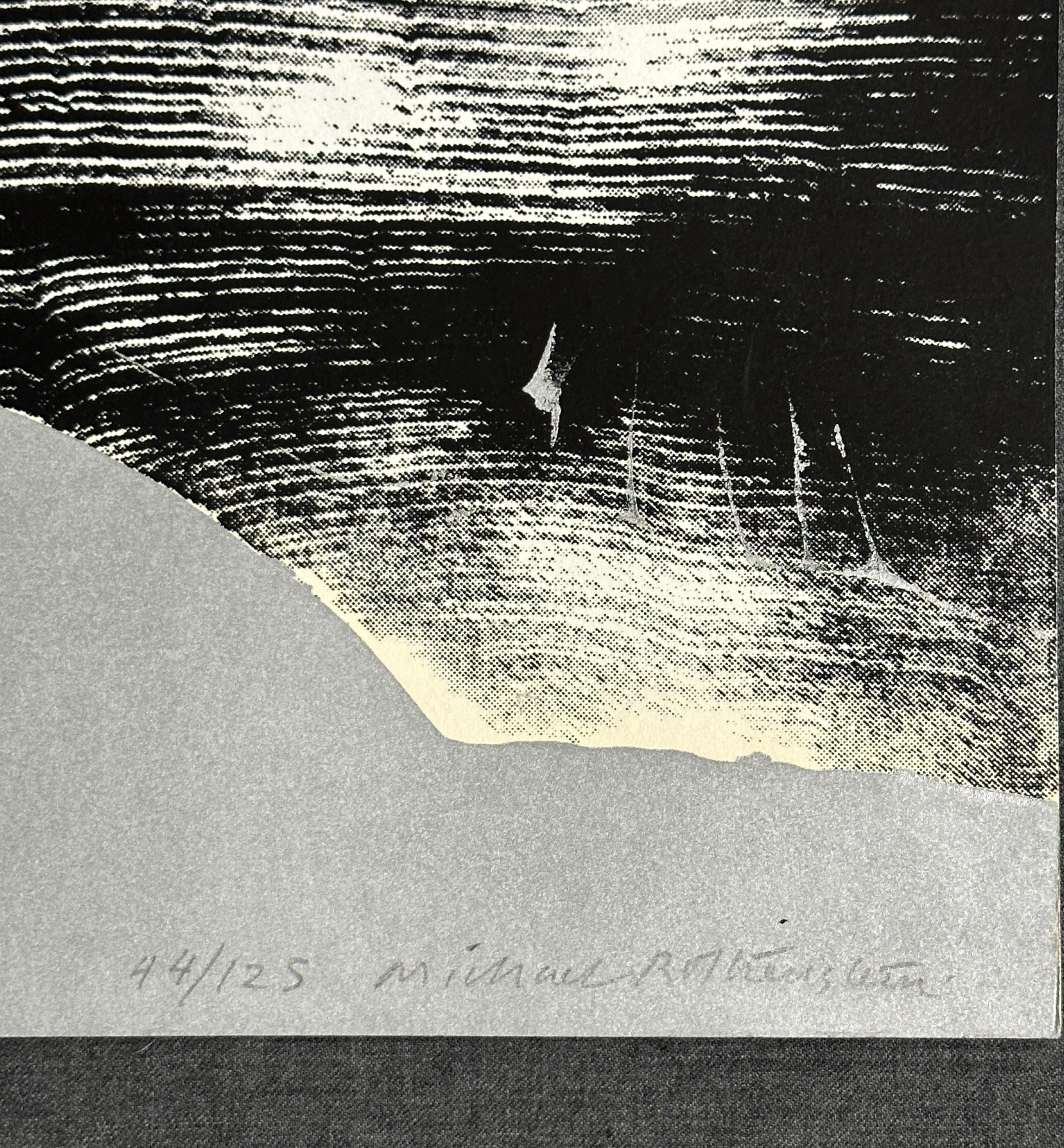 Clench 1969  linocut screen print - Modern Print by Michael Rothenstein, RA