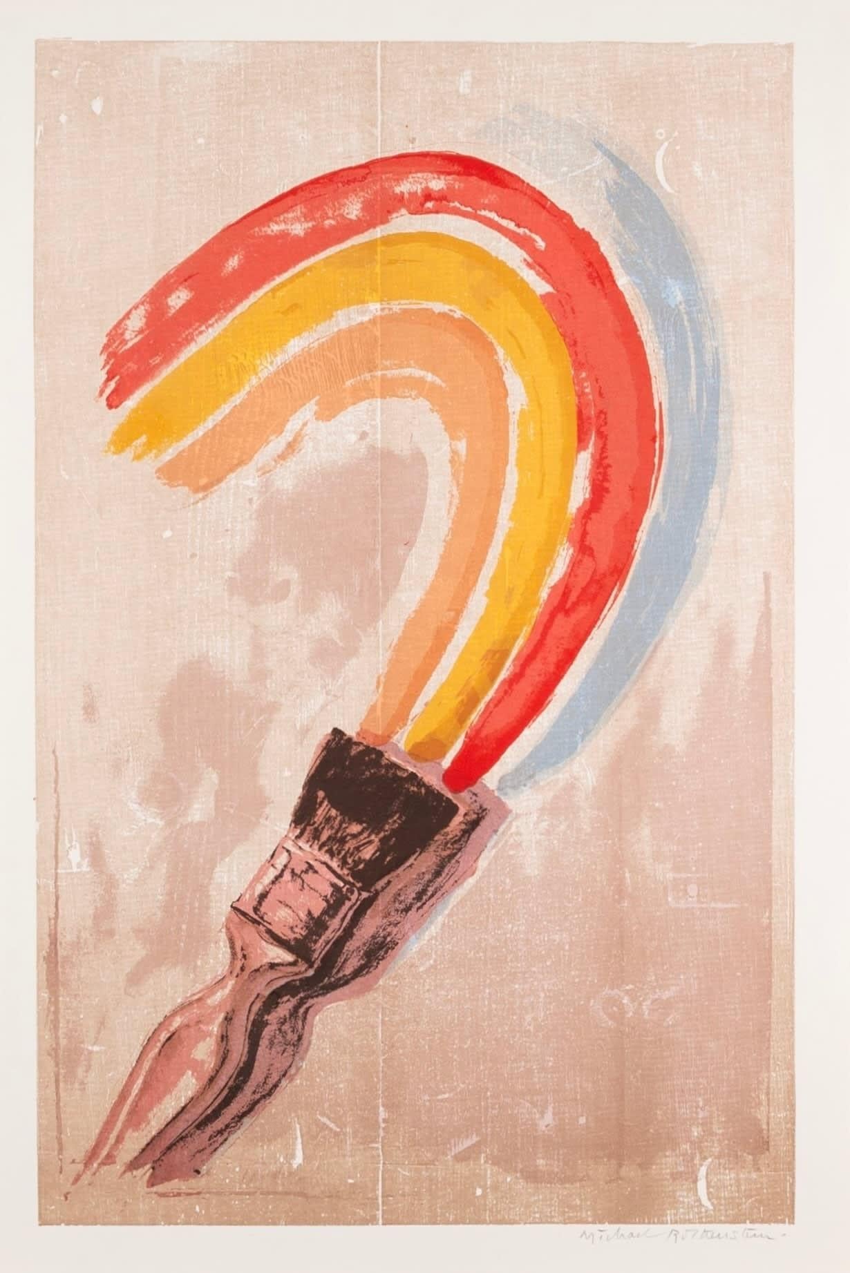 Ohne Titel (Pinsel) von Michael Rothenstein, 1974 ca.
