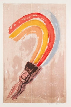 Senza titolo (pennello) di Michael Rothenstein, 1974 circa