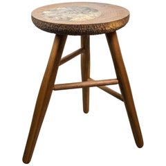 Vintage Michael Rozell Studio Bar or Guitar Stool, USA, 2020