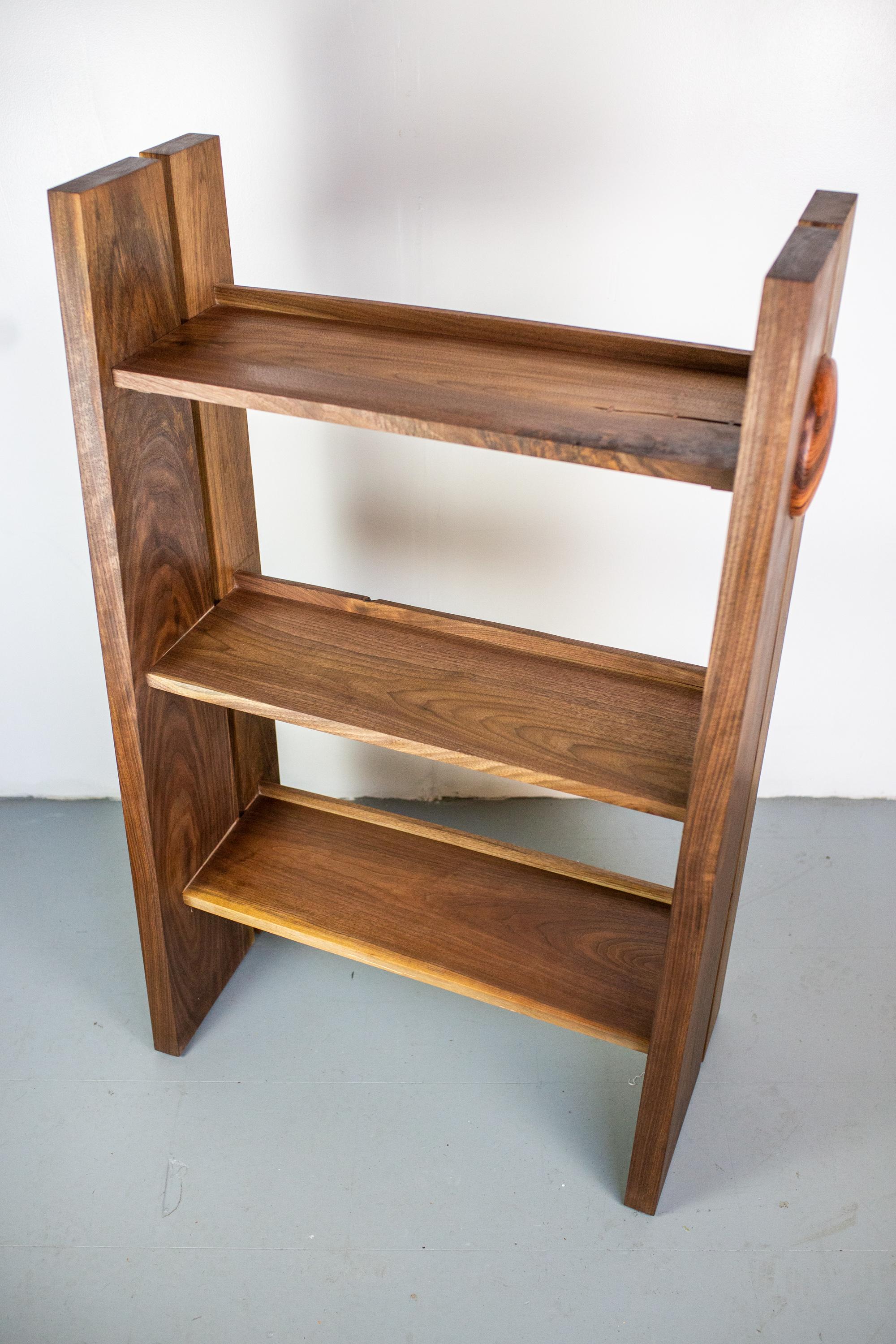 American Craftsman Michael Rozell Studio Floor Standing Shelf or Bookcase:: US:: 2020 en vente