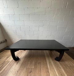 Michael S. Smith for Baker Ming Style Black Lacquer Coffee Table