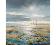 Blauer Himmel voraus, Michael Sanders, 2022, Gemälde im impressionistischen Stil