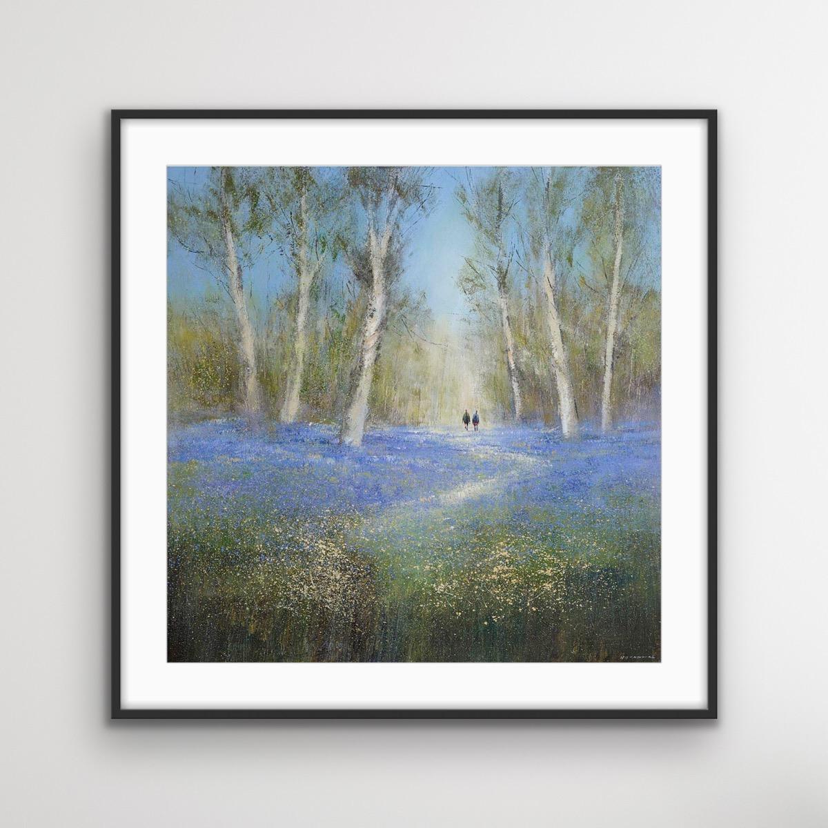 Bluebell Woods Large est une impression sur toile en édition limitée de l'artiste Michael Sanders. Ces superbes tirages sont réalisés à l'aide d'encres d'art de qualité archive et d'une toile recouverte de trois couches de vernis UV pour protéger