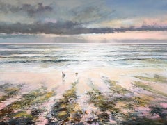 Early Evening Stroll by Michael Sanders, Landscape art, Seascape art [2022]