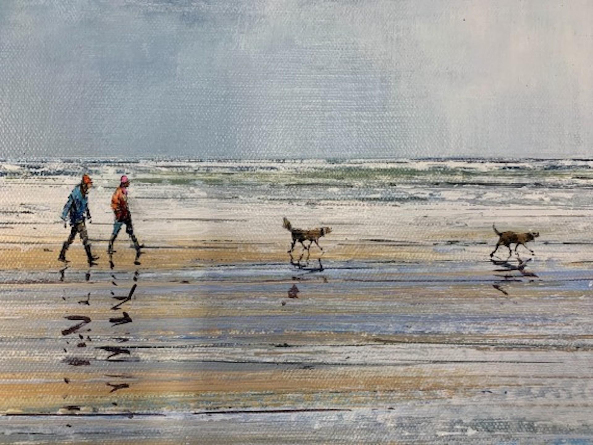 Michael Sanders, « A Vast Sky, Original Beach Painting », Art à prix abordable, Art en ligne en vente 3