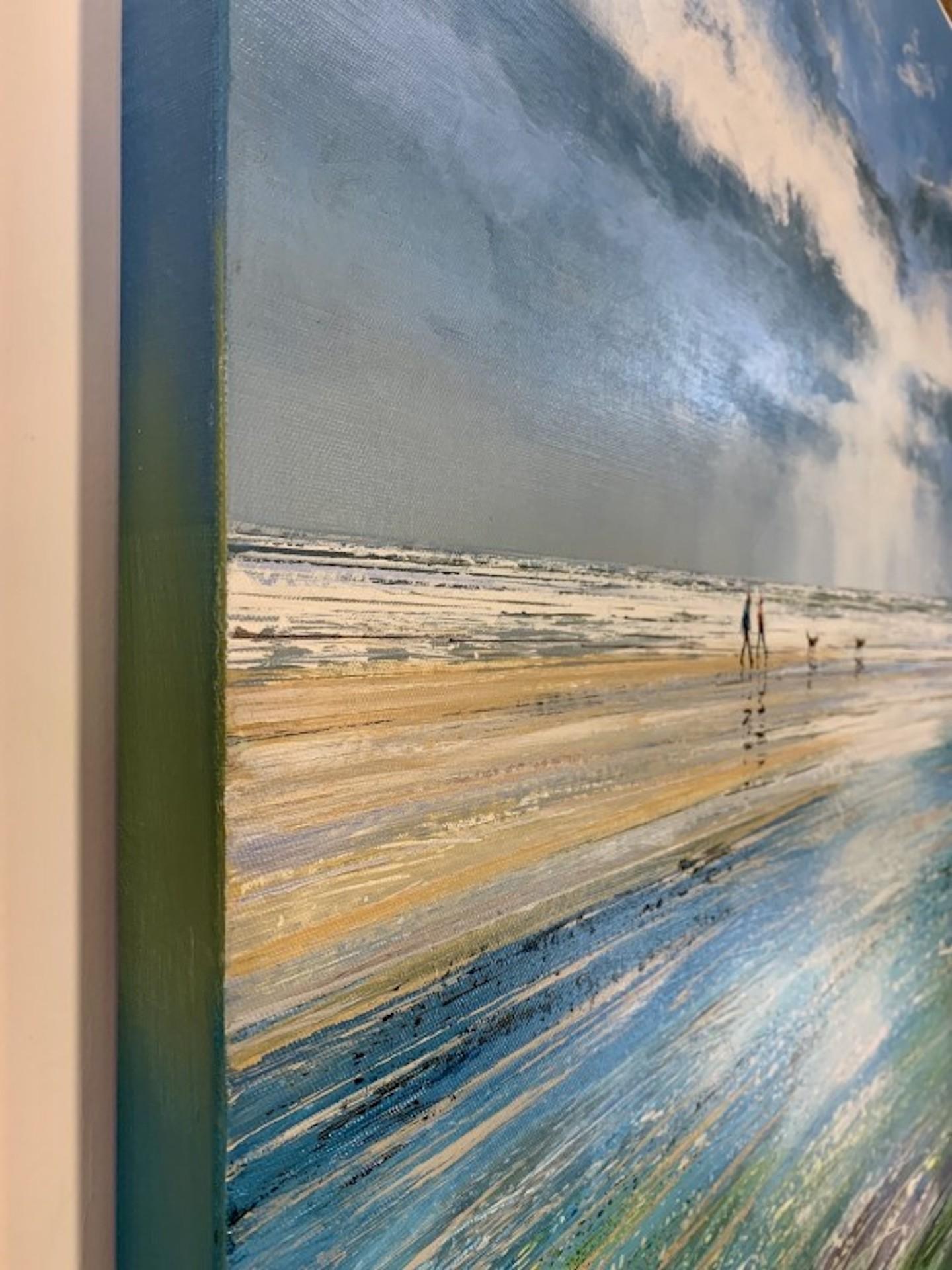 Michael Sanders, A Vast Sky, Original Beach Painting, Affordable Art, Art Online For Sale 2