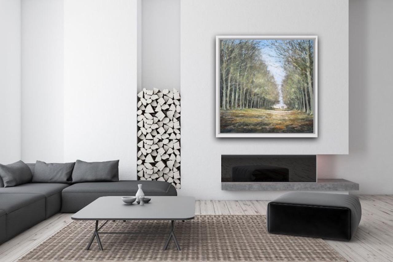 MICHAEL SANDERS
A Walk at Felbrigg
Original mixed-media painting
Mixed-media on canvas
Canvas Size: H 90cm x W 90cm x D 3.8cm
Sold Unframed
Ready to Hang
Please note that in situ images are purely an indication of how a piece may look.

A Walk at
