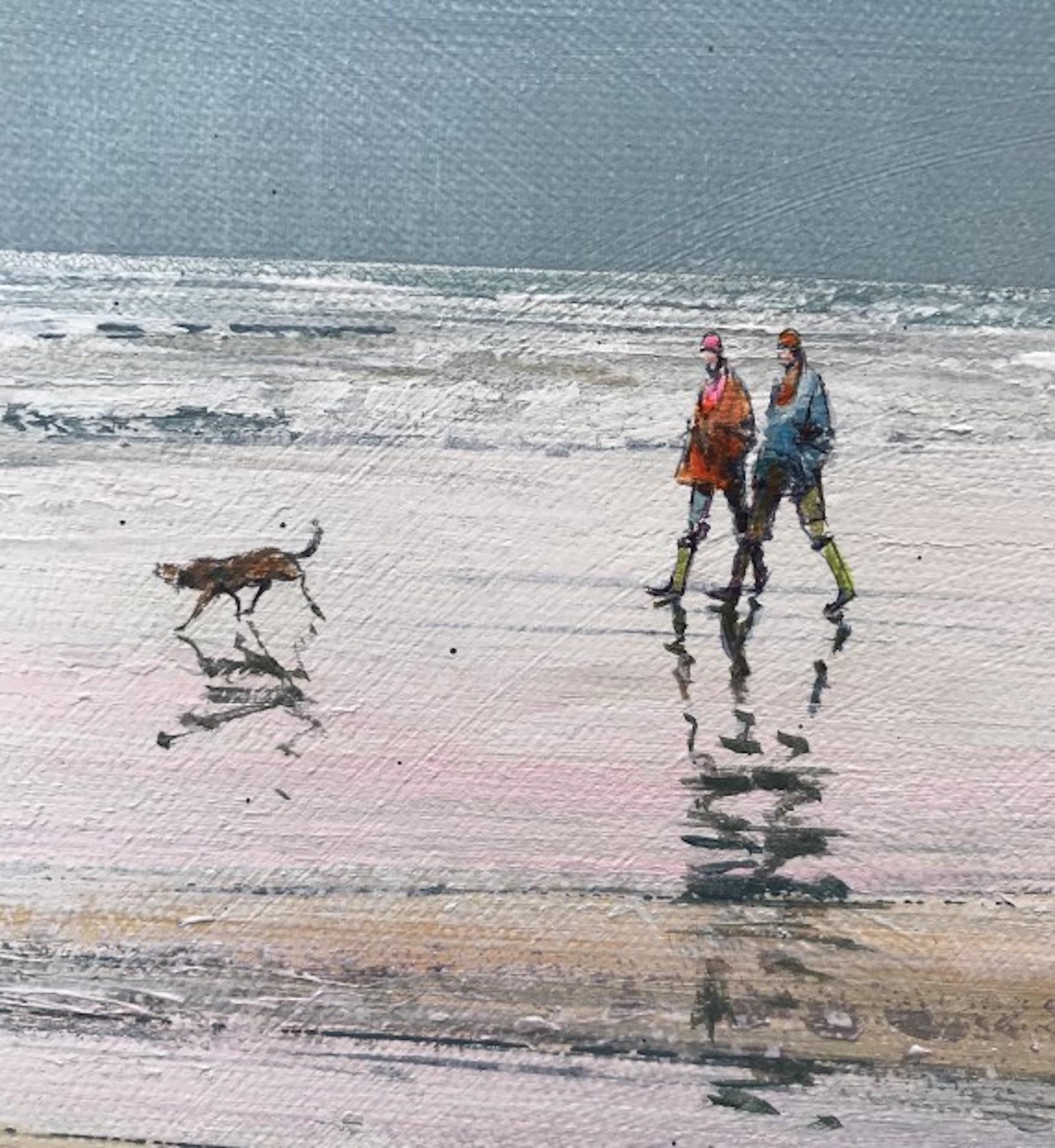 Michael Sanders, Late Afternoon, Art de paysage de bord de mer, peinture d'origine en vente 3