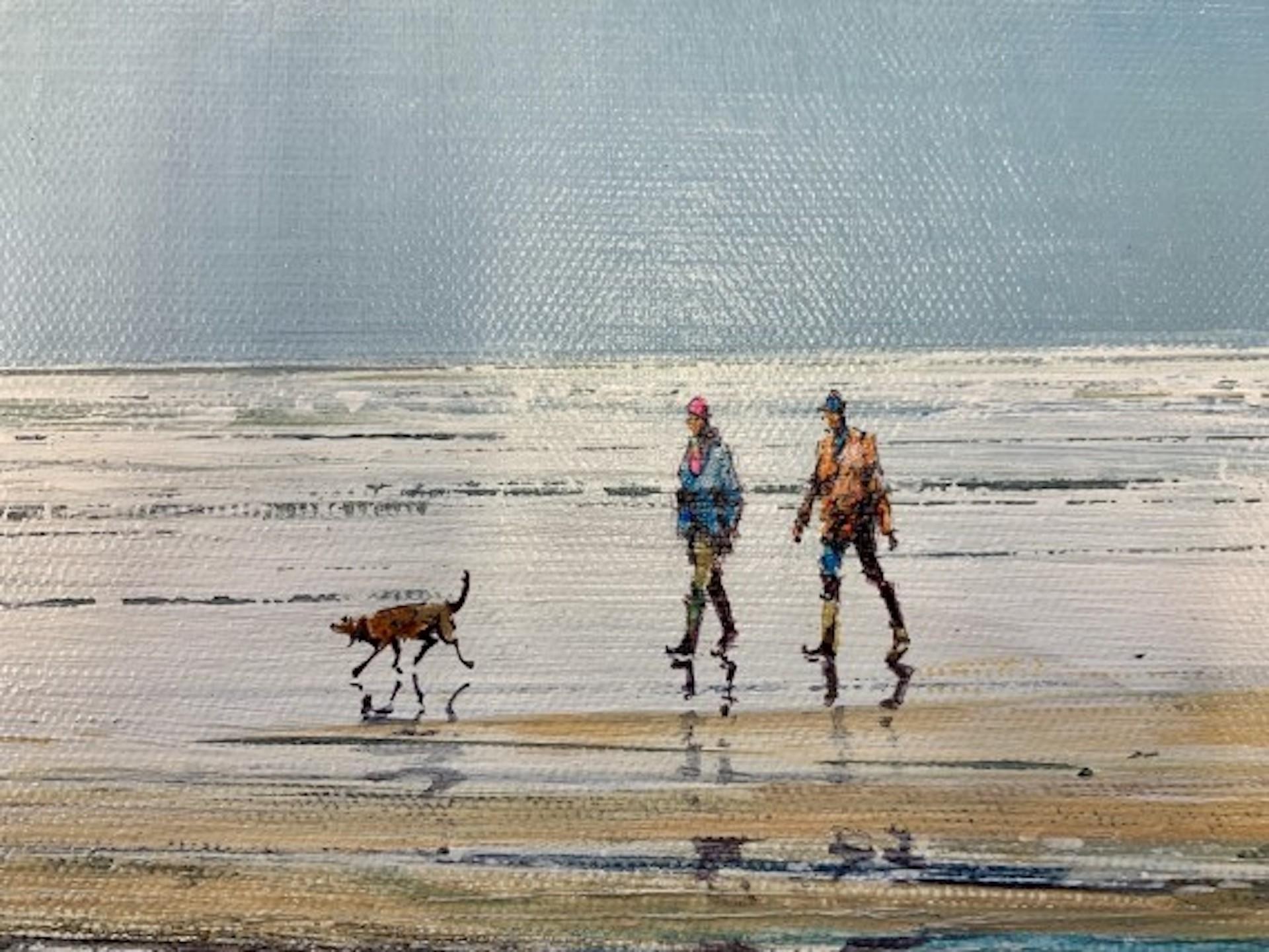 Tempo insieme, Michael Sanders, Pittura originale di paesaggio marino, opera d'arte costiera in vendita 2