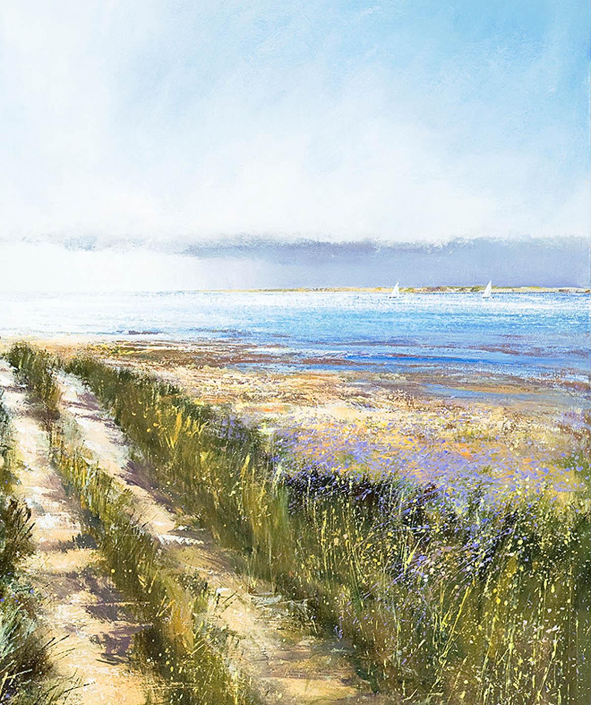Michael Sanders, De Blakeney, Impresión en lienzo grande, Arte marino, Arte asequible en venta 1