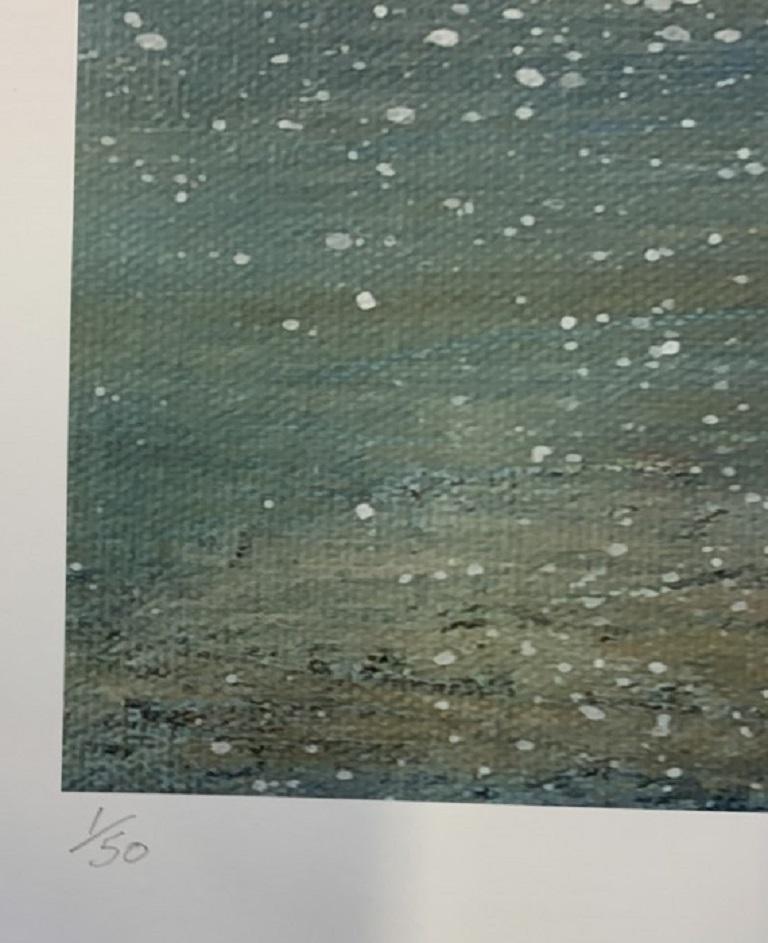 Michael Sanders, Carne Beach,  Limited edition seascape and landscape artwork  For Sale 5