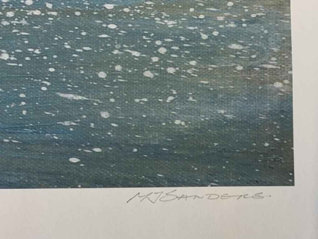 Michael Sanders, Carne Beach,  Limited edition seascape and landscape artwork  For Sale 7