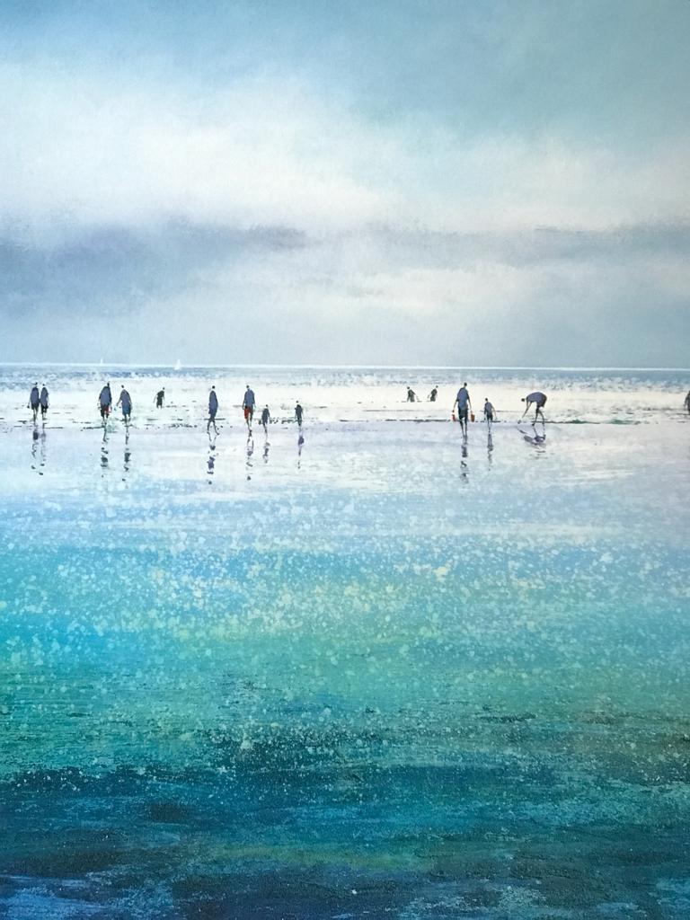 Michael Sanders, Sparkling Beach, impression de paysage marin en édition limitée, contemporain en vente 7