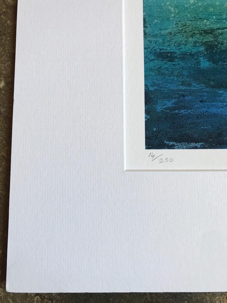 Spiaggia scintillante, Stampa in edizione limitata, Spiaggia, Paesaggio marino, Stampa paesaggio - Print Contemporaneo di Michael Sanders