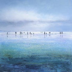 Spiaggia scintillante, Stampa in edizione limitata, Spiaggia, Paesaggio marino, Stampa paesaggio